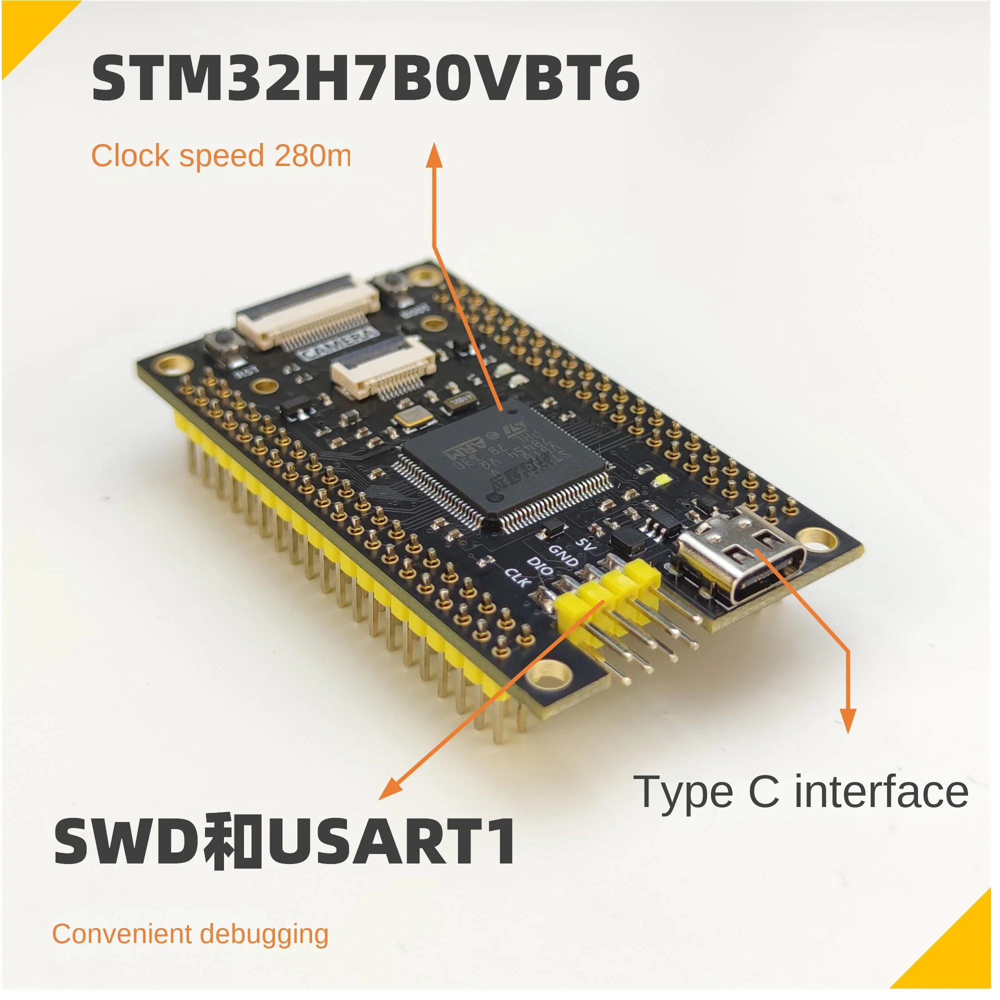 لوحة تطوير أساسية ، STM32H7B0 ، STM32H7B0 ، STM32H750 ، 743