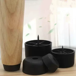 2/4pcs Furniture Sliders Glide Nail Chairs Table Leg Floor Protectors Chair Leg Movers Diameter 24-60mm Sofa Cabinet Legs Mats