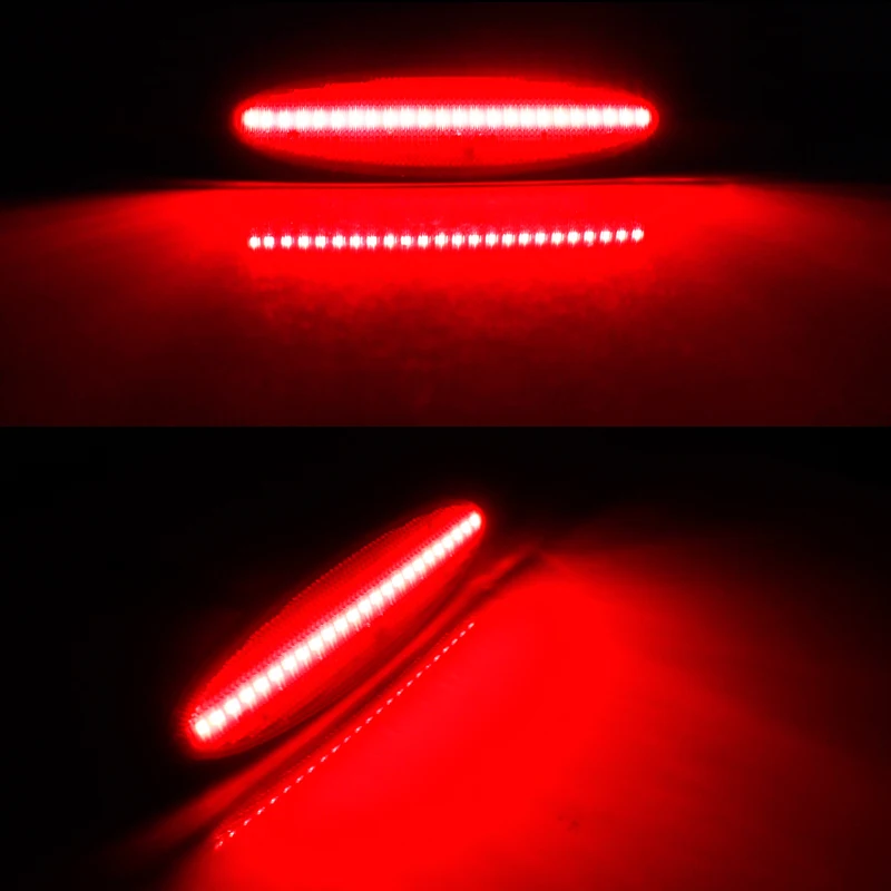 2 pces led lado marcador luz traseira fender luzes lâmpadas de sinal vermelho para chevrolet corvette c5 1997-2004 coupe z06 conversível 12v