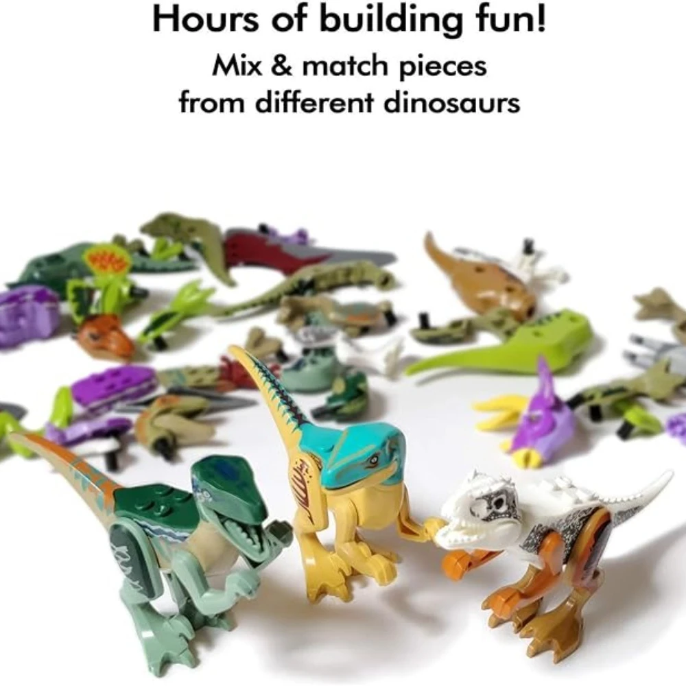 Dino World Brachiosaurus Kits de construction Bolcks briques dinosaures figurines Raptor dinosaures parc jouets cadeaux blocs de construction