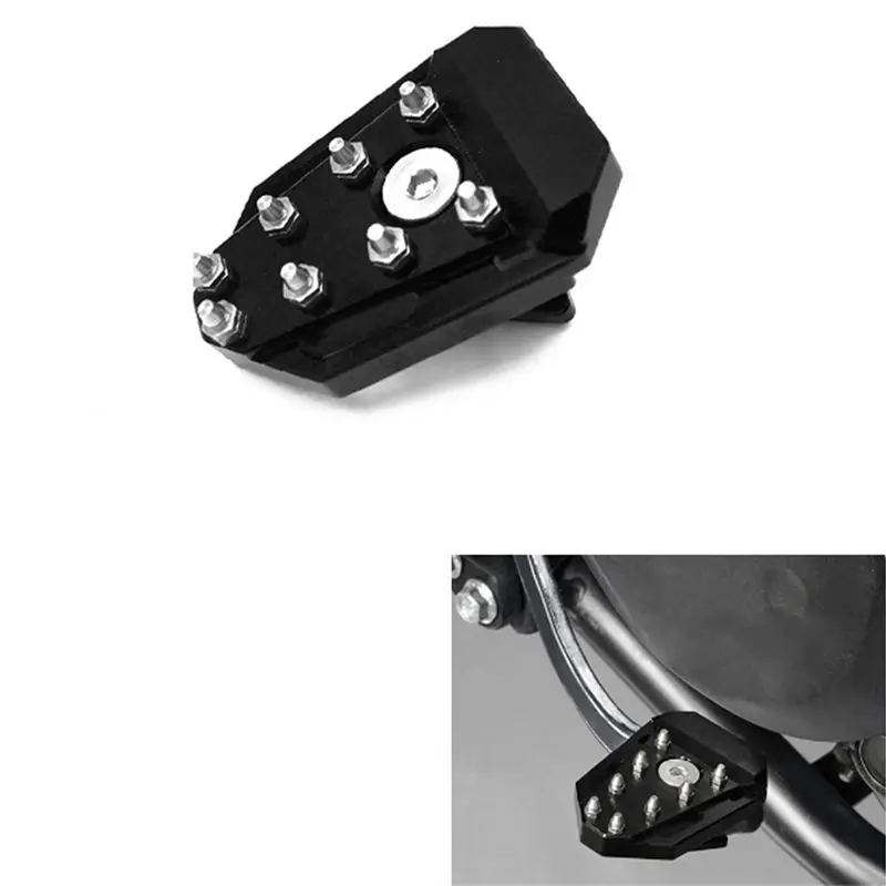 NEW HOT In Stock-Motorcycle Brake Lever Peg Pedal Footboard Tip Extension Pad For Kawasaki KLR650 KLR 650 2008-2018 Accessories