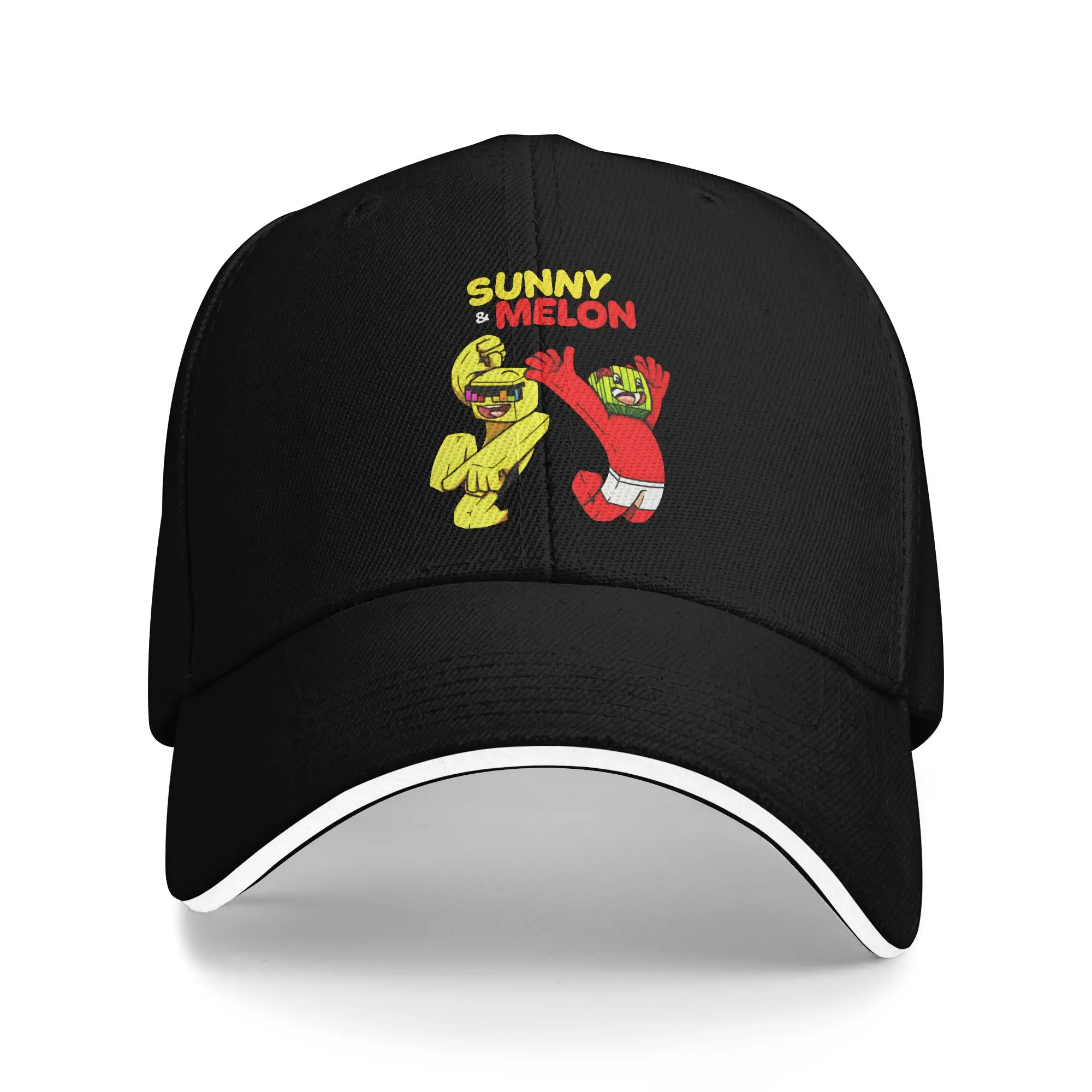 Sunny And Melon Dancing Jump Cartoon Baseball Cap  Casual Trucker Hat Summer Unisex-Teens Outdoor Sports Baseball Caps