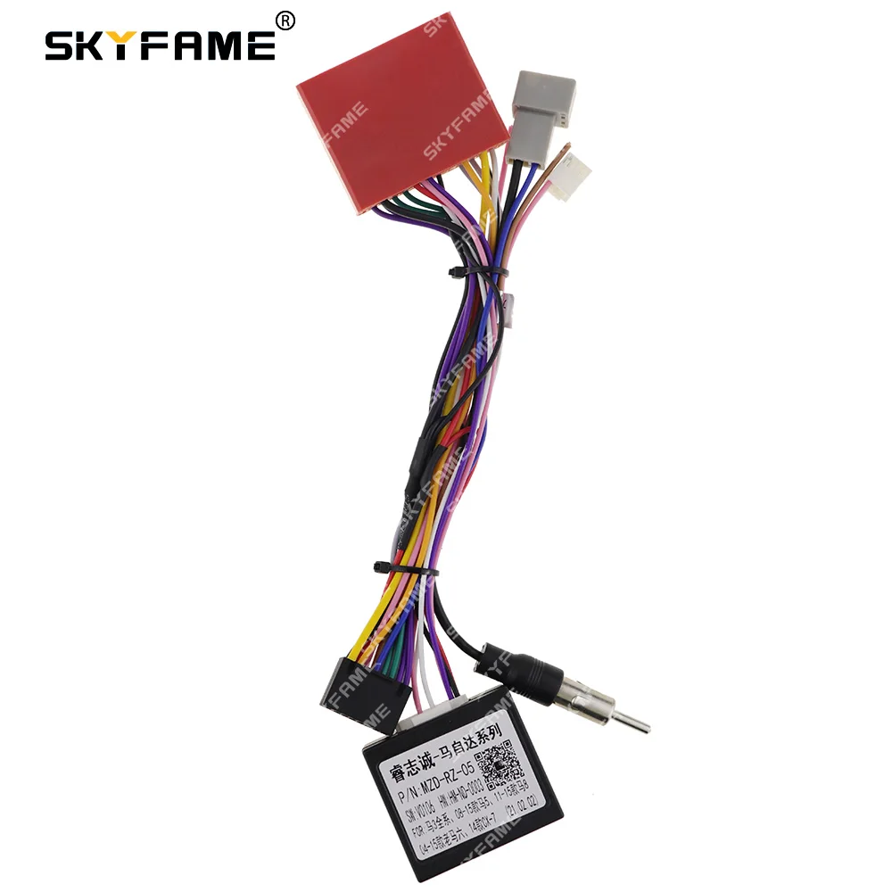 

SKYFAME Car 16pin Wiring Harness Adapter Canbus Box Decoder For Mazda 2/3/5/6/7/8 CX-7 CX-9 RX8 RP5-MZ-002 MZD-RZ-05