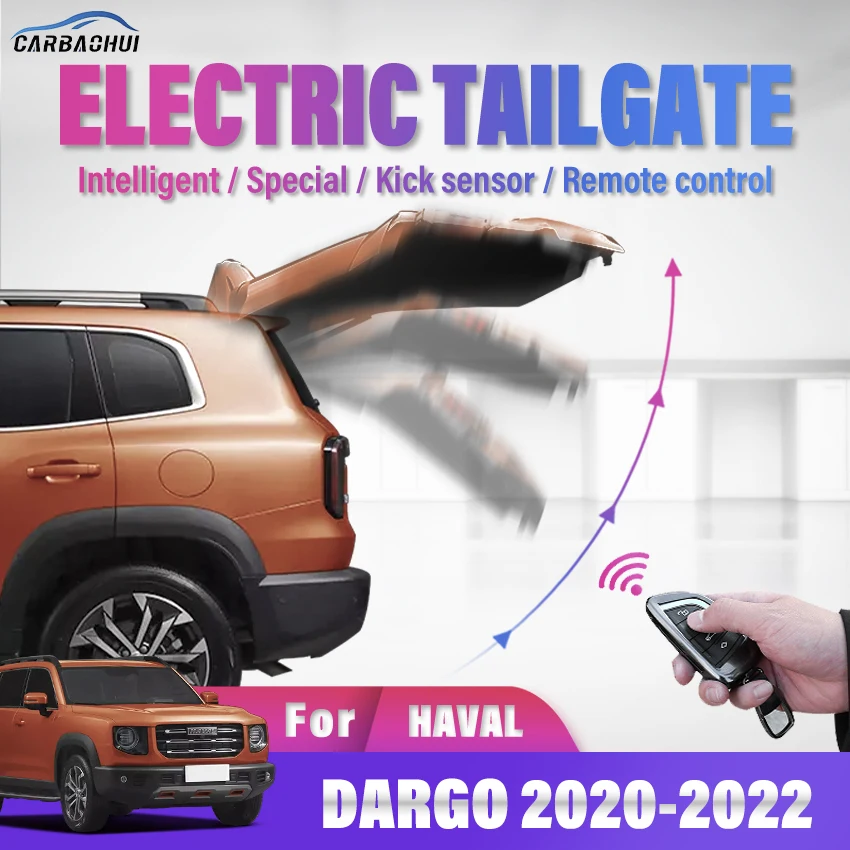 

Smart Electric Tailgate Car Electric Trunk drive Kick Sensor Car Tail Gate Closer For HAVAL DARGO 2020-2022,Rear Door Power kit