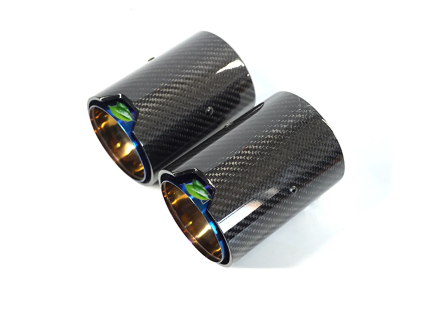 Cool all black high quality carbon fiber exhaust tip refit fit for M2 M3 M4 F87 F80 F82 F83 tips Pipe