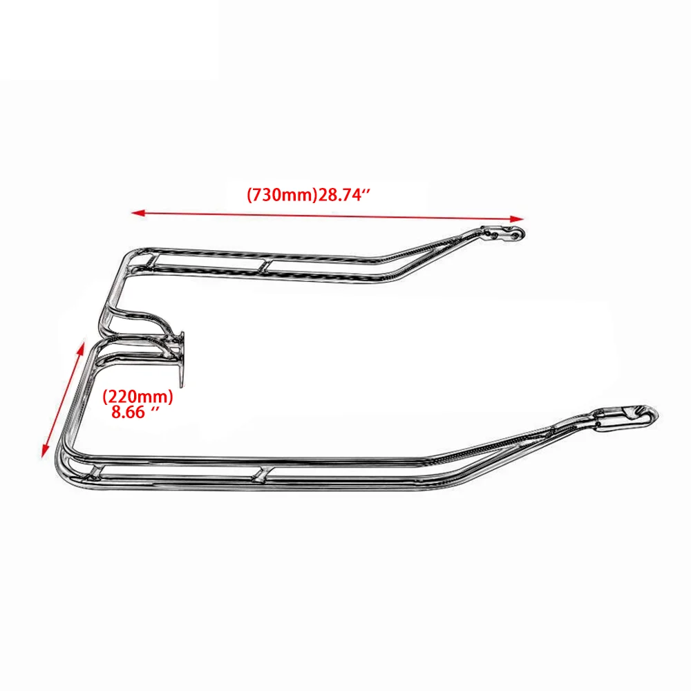 Upgraded Side Box Brackets & Trim Bumpers for Harley-Davidson Road King & Glide Models (2009-2013)