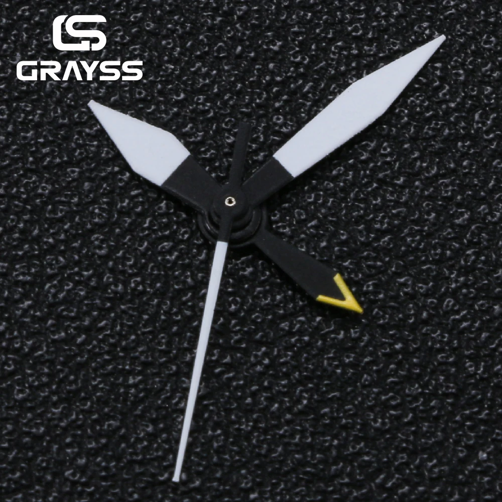 New Pilot GMT Green Luminous Watch Hand Needles Fit 28.5mm Dial for NH35/NH34 Movement Accessories Watch Parts image 3