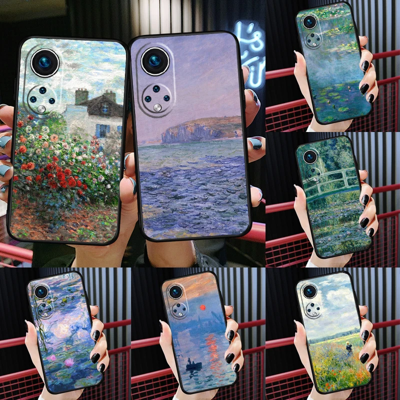 حافظة رسم فنية من كلود مونيه لهاتف Honor Magic 7 Pro 6 5 50 70 90 200 Lite X9b X9a X8a X8b X7a X6a X8 X9 X9c #1
