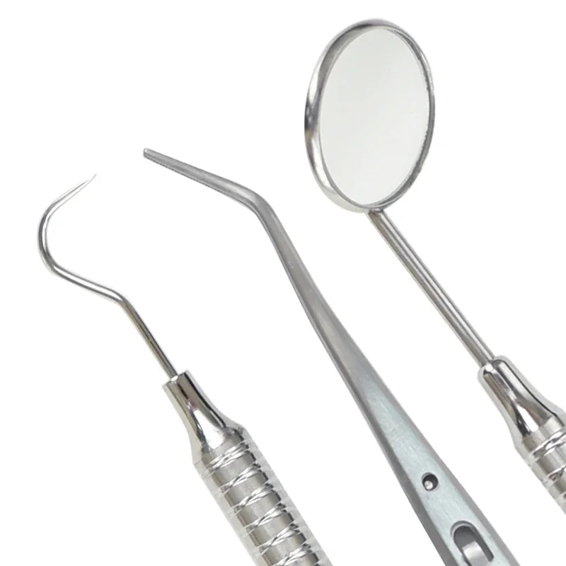 Dental Oral Cleaning Kit Scraper Mirror Scaler Set Plaque Remover Stainless Steel Care High Temperature Dentist Oral Care Tools