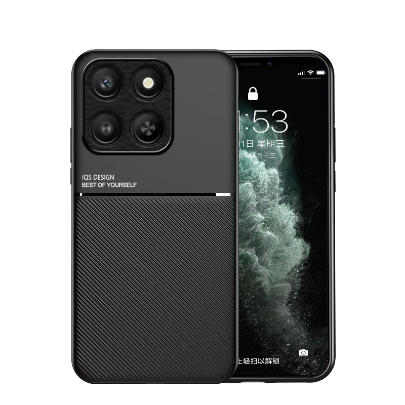 حافظة أصلية فاخرة مضادة للصدمات من EUCAGR لهاتف Honor 400 Smart X7D 4G 5G حافظة خلفية مغناطيسية لهاتف Honor X7D