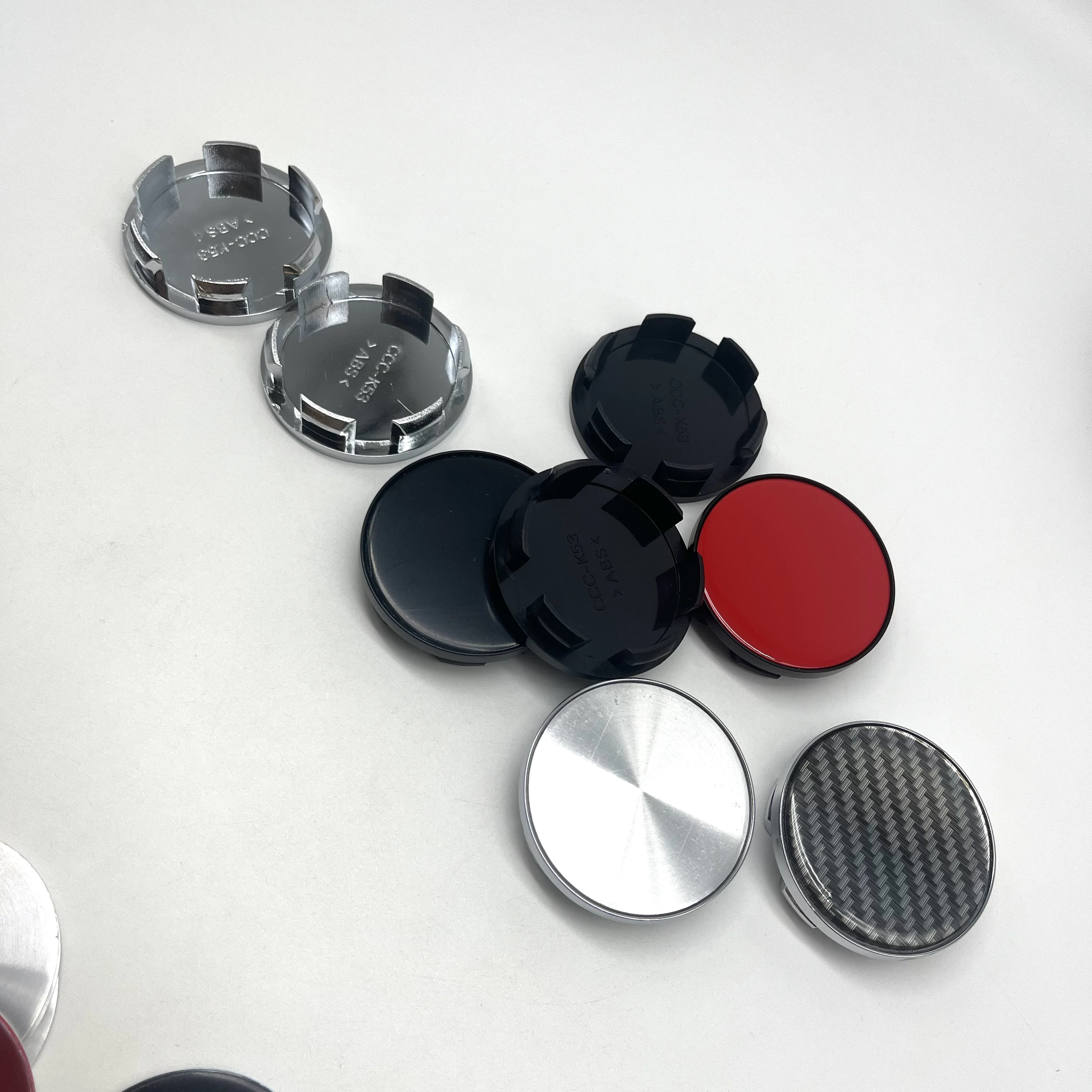 4pcs/Lot 53mm K53 ForChevrolet Car Wheel Center Hup Cap Rims Cover For 45mm No Logo Emblem Badge Sticker Styling Auto Accessorie
