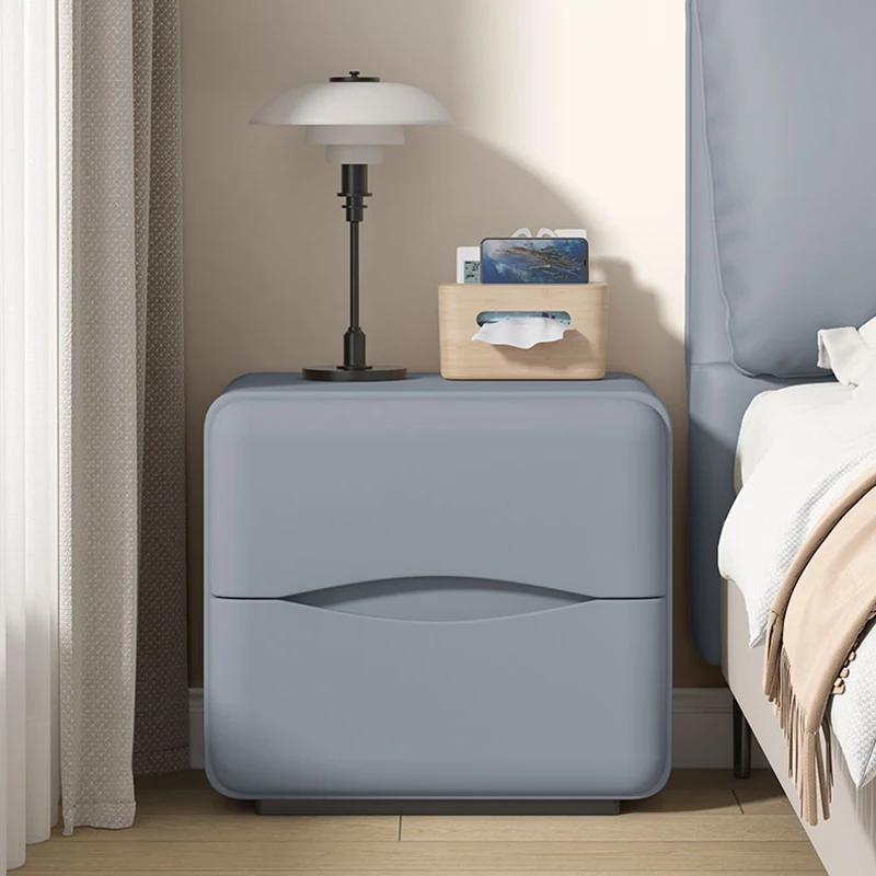 Space Saving Bedside Table Design Minimalist Trendy Luxury Bedside Tables Aesthetic Storage Mesitas De Noche Bedroom Furniture