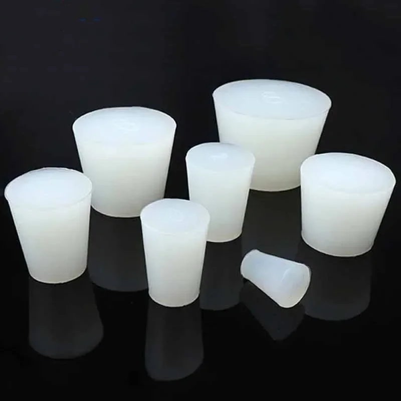 Solid Silicone Stopper Conical Rubber Plugs High Temp Sealing For Electroplating Oxidation Shielding Powder Coating Cover 1Pc