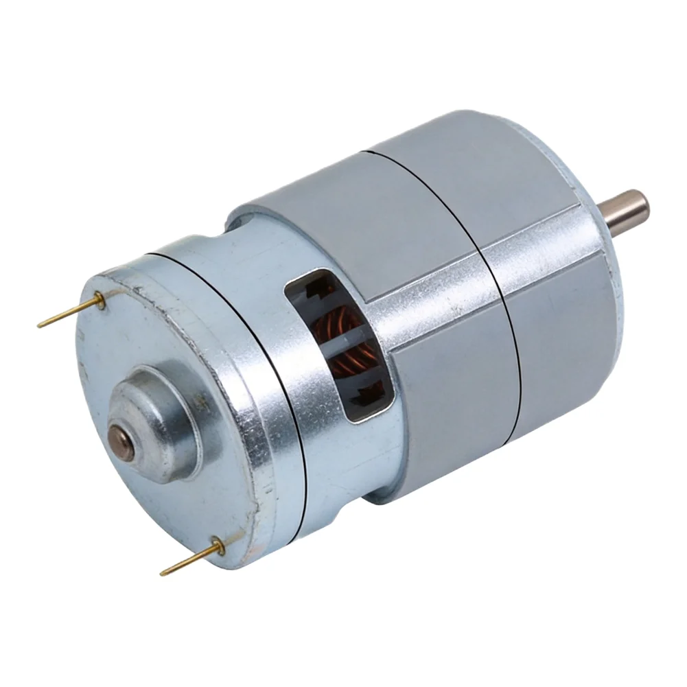 21V D-Shaft Motor for Car Washer Flow Meter Drivers and Electric Lawn Mower Blade Angle Adjusters Compatible with 755