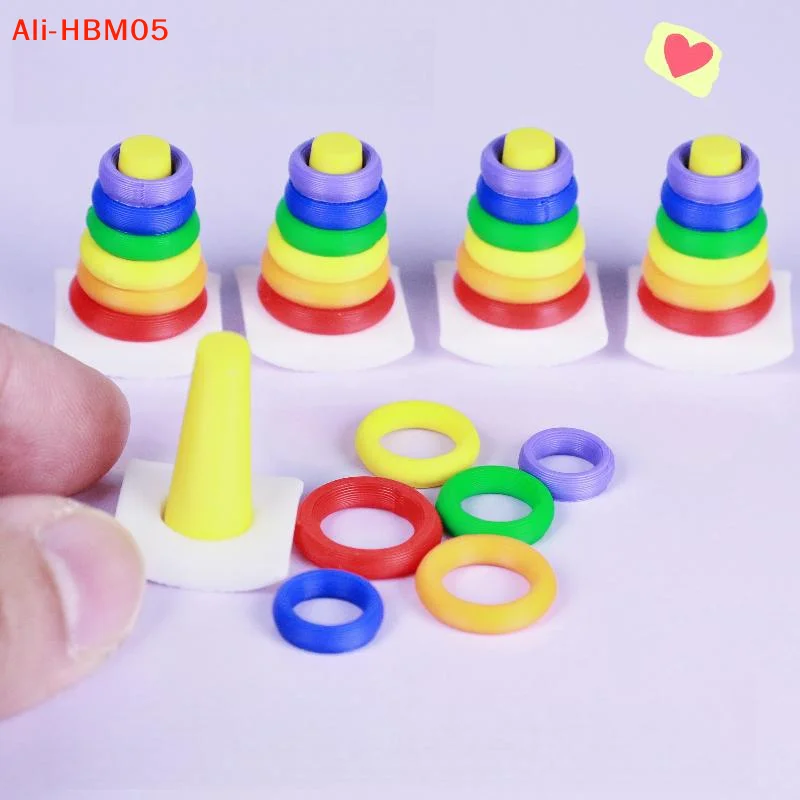 Baby Nursery Dolls - (HB05)2세트 인형의 집 조기 학습용 무지개