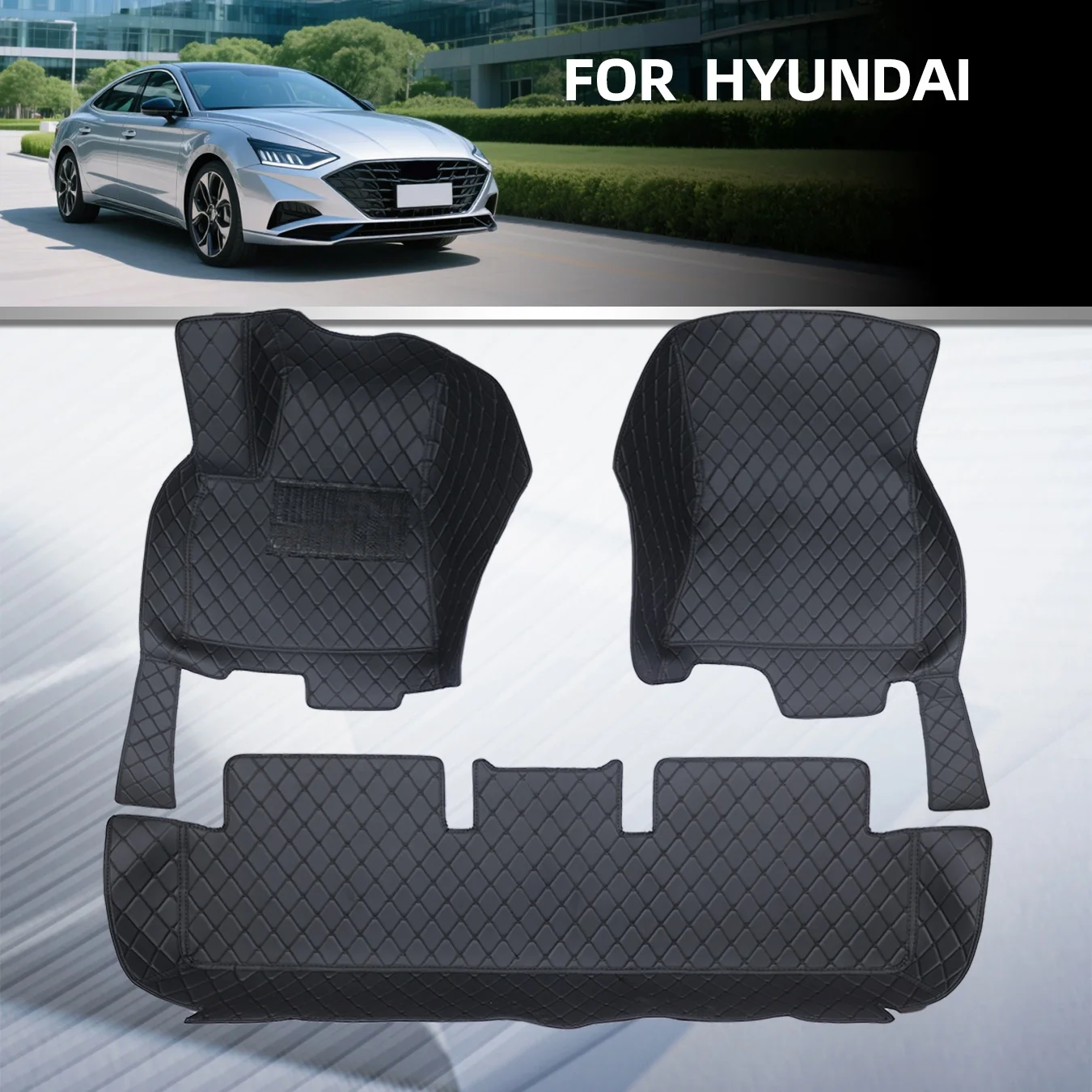 

Автомобильные коврики на заказ для HYUNDAI Elantra 2021-2025, роскошная защита салона, аксессуары для салона автомобиля, уменьшающие неупругие запахи