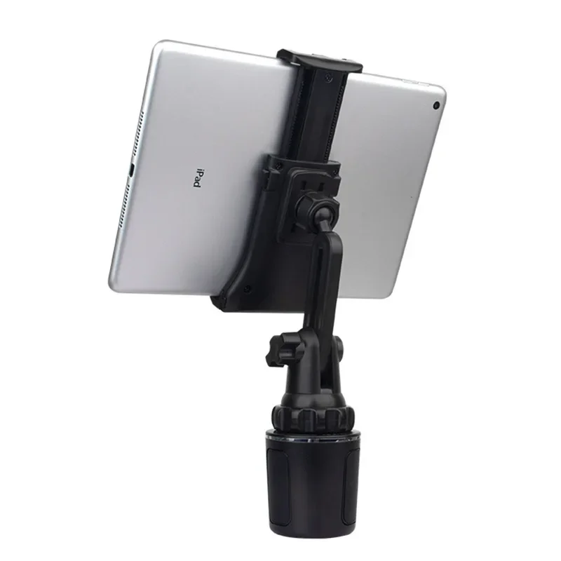 Universal 360 Car Cup Holder Tablet Automobile Mount Cradle for Apple IPad Pro 12.9 Air 2019 Mini 4 for Samsung Tab S7 Plus 12.4