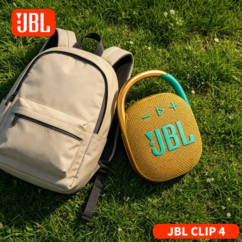 

Brand New Genuine JBL Clip 4 Built In Mic Wireless Speaker Anti Drop Durable Design Daily Leisure Entertainment Audio