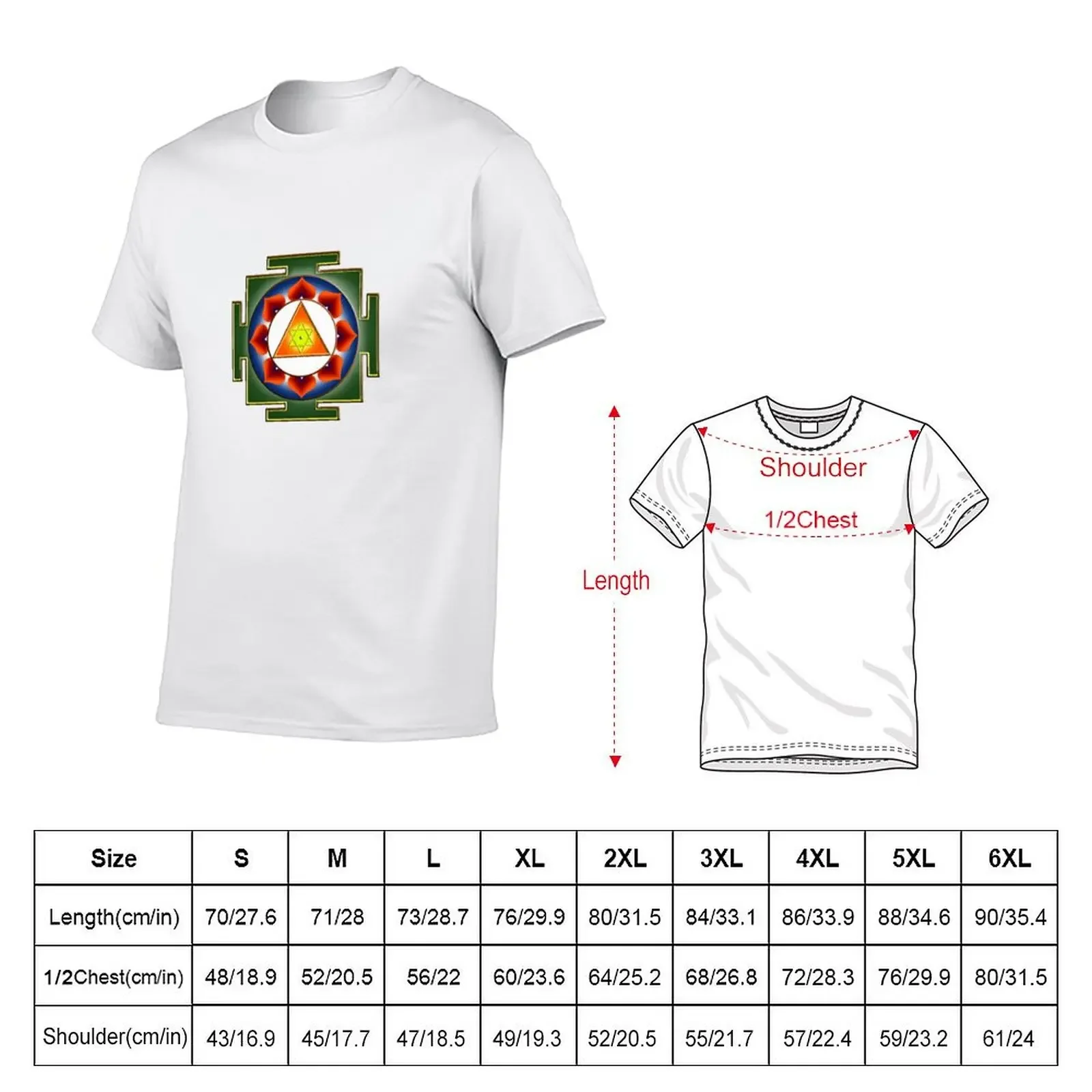 Ganesh Yantra YA-22 T-Shirt plus size tops boys whites cotton graphic tees fruit of the loom mens t shirts