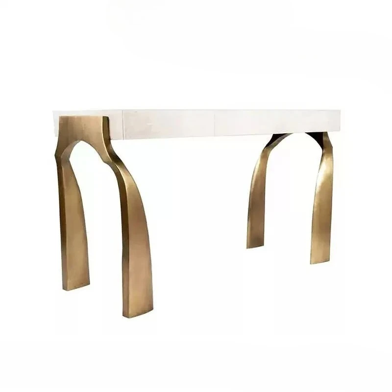 light luxury simple entrance table creative high-end modern style end view table villa entrance table