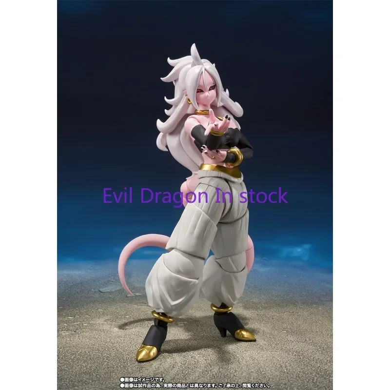 

В наличии Оригинальный Bandai Dragon Ball фигурarts S.H. Фигурка персонажа Android #21 Fighter Z из ПВХ, модель, кукла, подарок