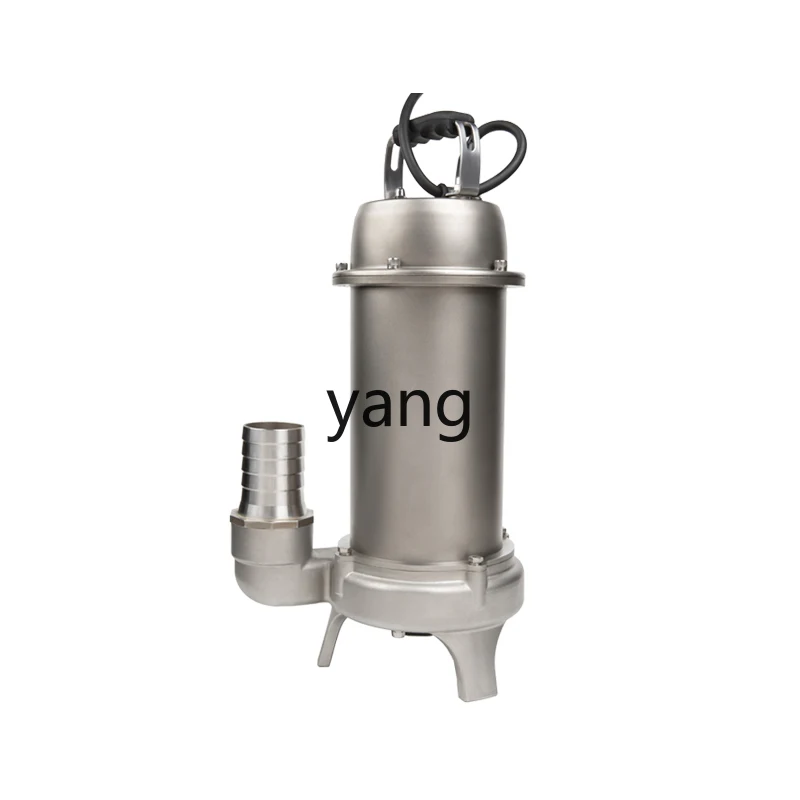 XJ Submersible Pump All Stainless Steel Cutting Pump 220V Non-Clogging Sewage Pump