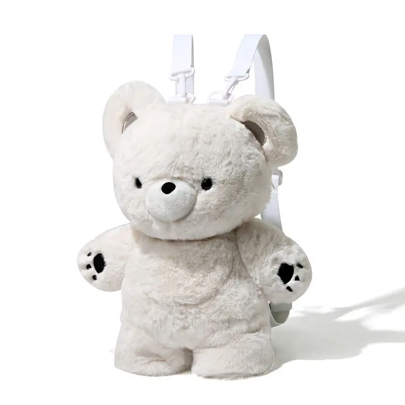 لوليتا الأسماك الدب لطيف أفخم على ظهره المرأة تنوعا لينة أفخم حقيبة الظهر عروسة كارتون المدرسية الإناث حفلة لطيف حقيبة الفتيات