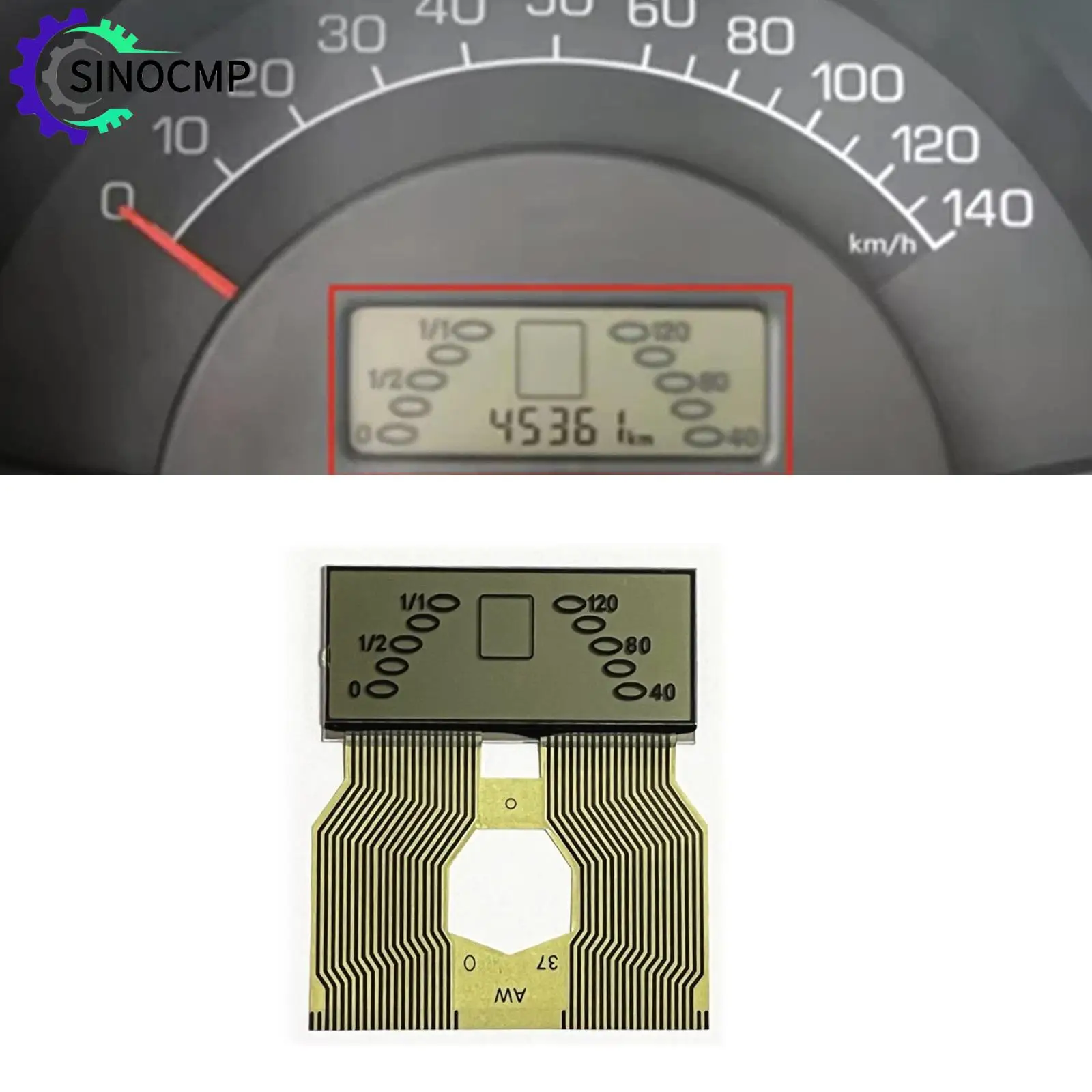 

Car Dashboard LCD Display 110008872002 110008872003 110008872005 MCC001184V015 For Smart Fortwo 450 1998-2007 Instrument Cluster