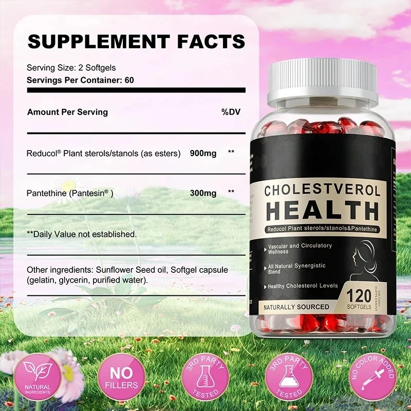 Cholesterol Health - Antioxidant, Maintains Cholesterol Levels, Promotes Vascular, Heart and Adrenal Health, Energy Metabolism
