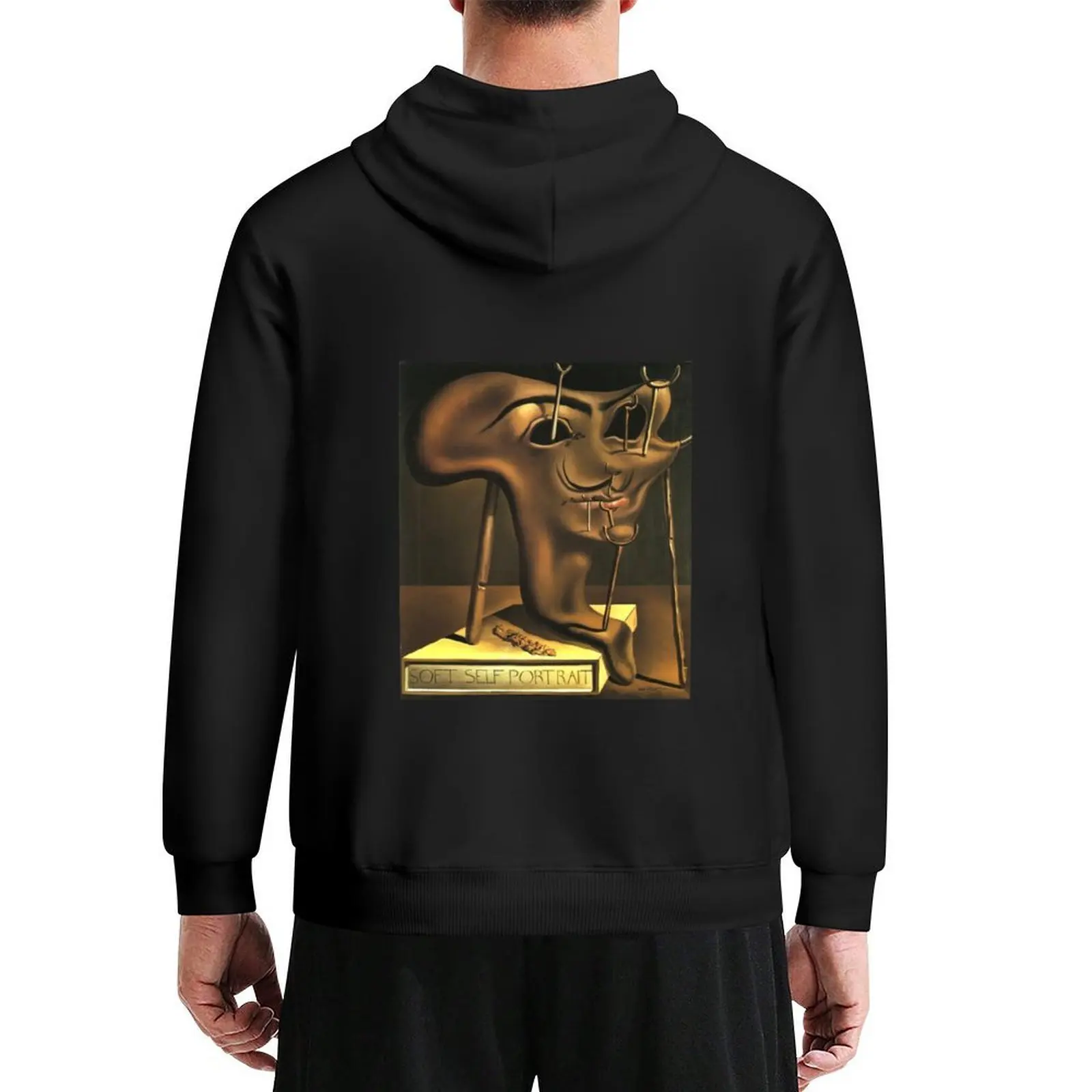 

Salvador dali original paintings surrealism Hoodie male clothes men clothing fashion men men's winter sweater tracksuit men