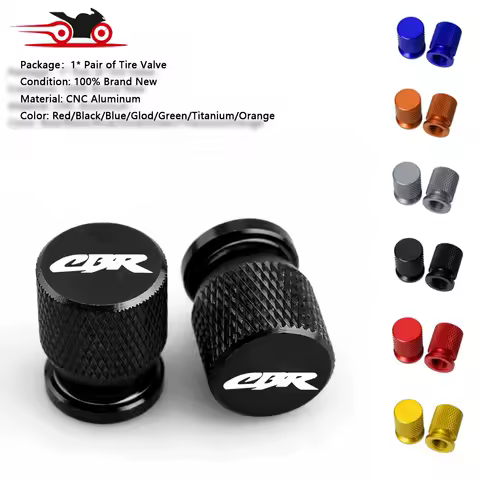 Motorcycle Wheel Tire Valve Caps For HONDA CBR650F CBR600 CBR600RR CBR650R CBR929RR CBR900RR CBR954RR CBR1000RR CBR cbr