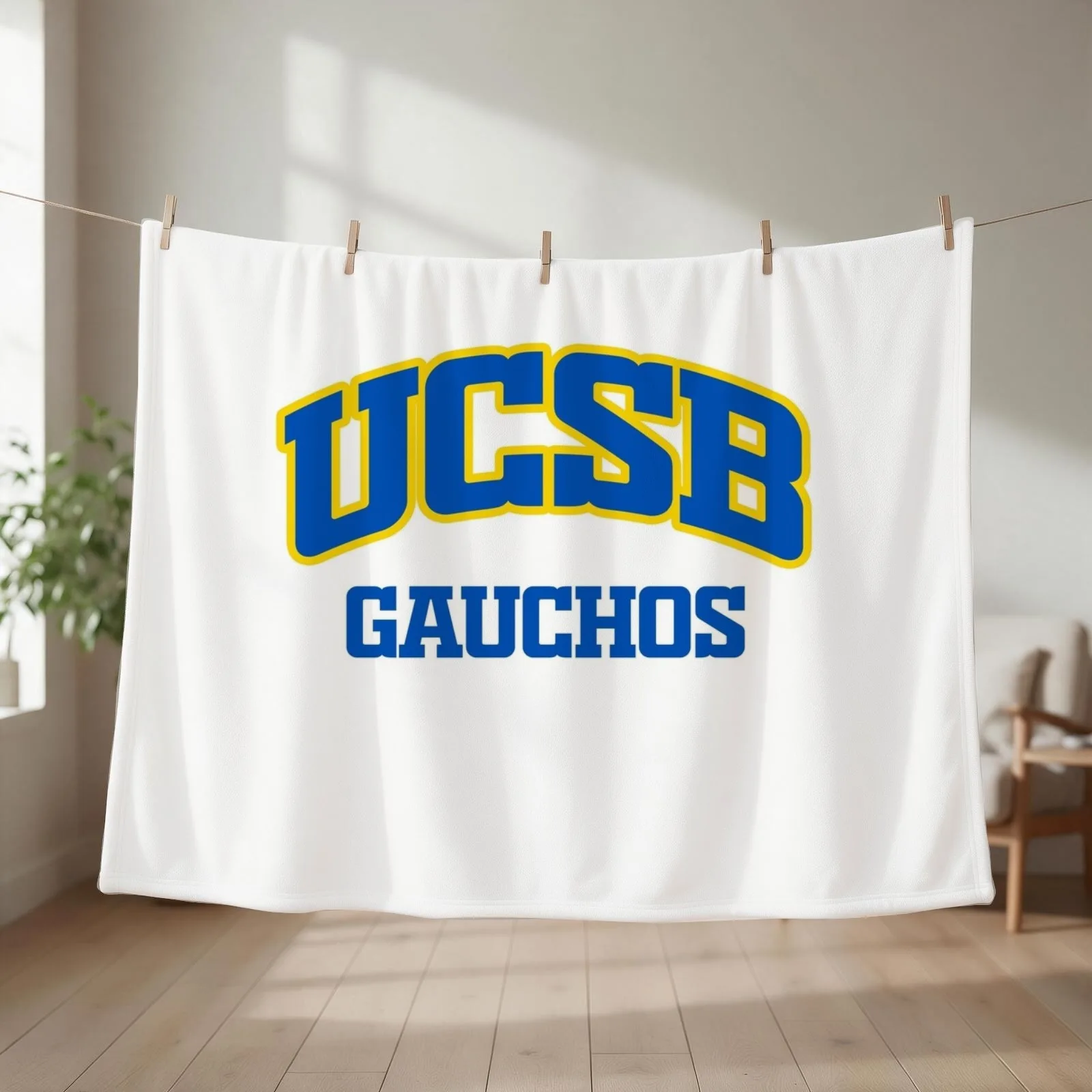 UCSB - University of California Santa Barbara Gauchos Throw Blanket Beach christmas decoration Soft Plaid Soft Big Blankets