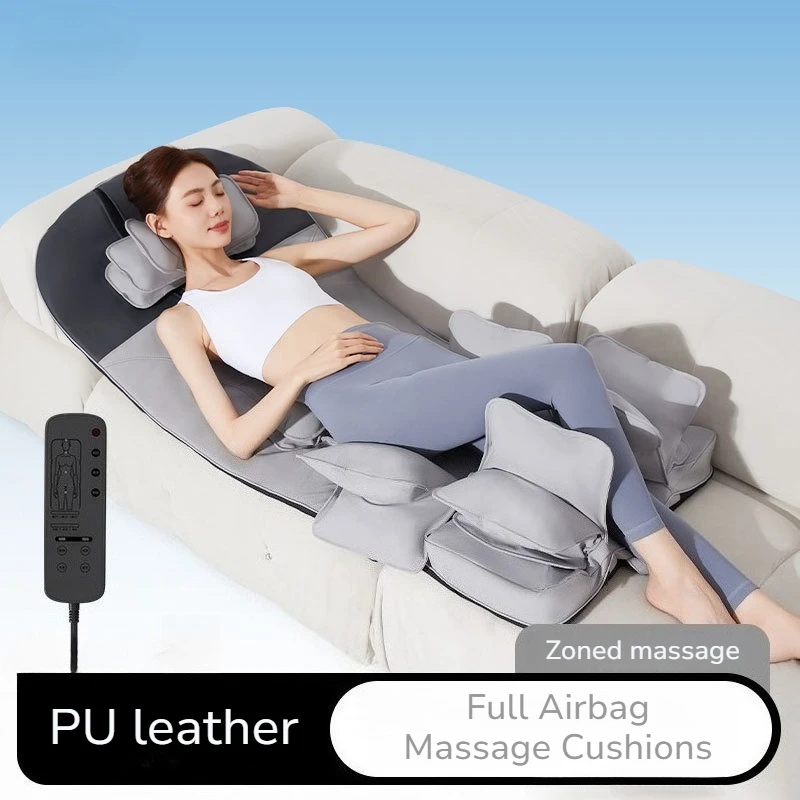 Household Full Airbag Massage Cushions Multifunctional Folding Heated Simple Full-body Massage Mat Physiotherapy Equipment