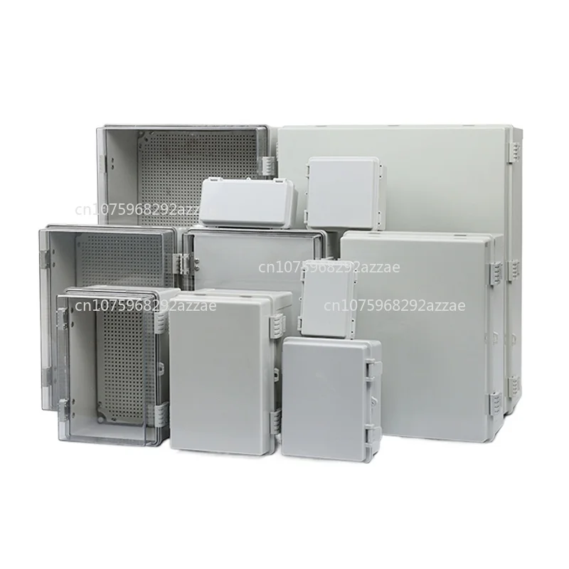 

Outdoor Waterproof Plastic Distribution Engineering Electrical Monitoring Room Transparent Flip ABS Surface-mounted Junction Box