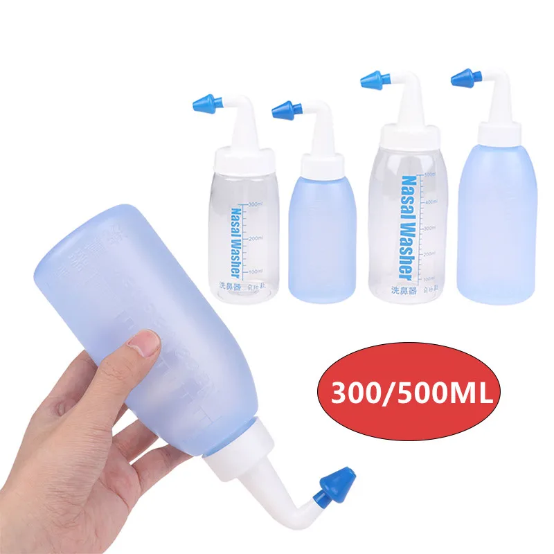 Nasal Wash Cleaner Spray Nasal Irrigation Neti Pot Rinse Nose Cleaner Avoid Sinusitis Rhinitis Treatment Health Care 300/500ML