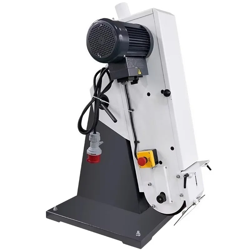 Ponceuse à bande industrielle robuste pour métaux, 3000W, adaptée au traitement du bois