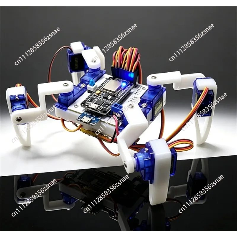 Suitable for four-legged spider bionic robot programming maker electronics building block microcontroller Kechuang DIY kit