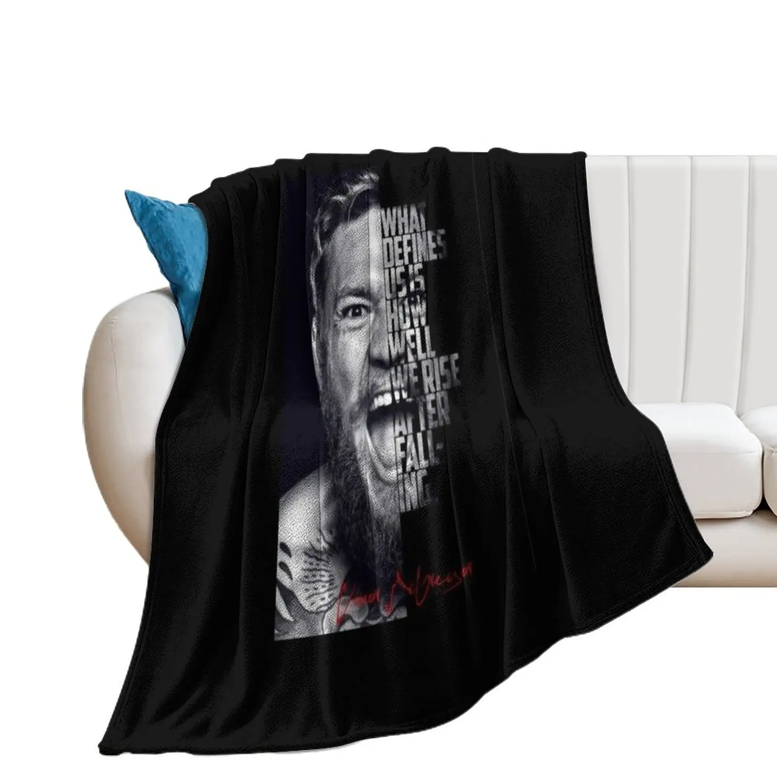 Conor McGregor Quote Throw Blanket Summer Beddings Plush Warm Blankets