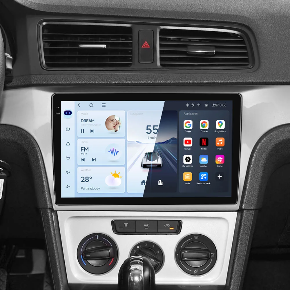 9 inch Universal Android 13 Car Radio  Autoradio android 2 Din car radio GPS BT Central Multimedia Smart car systems