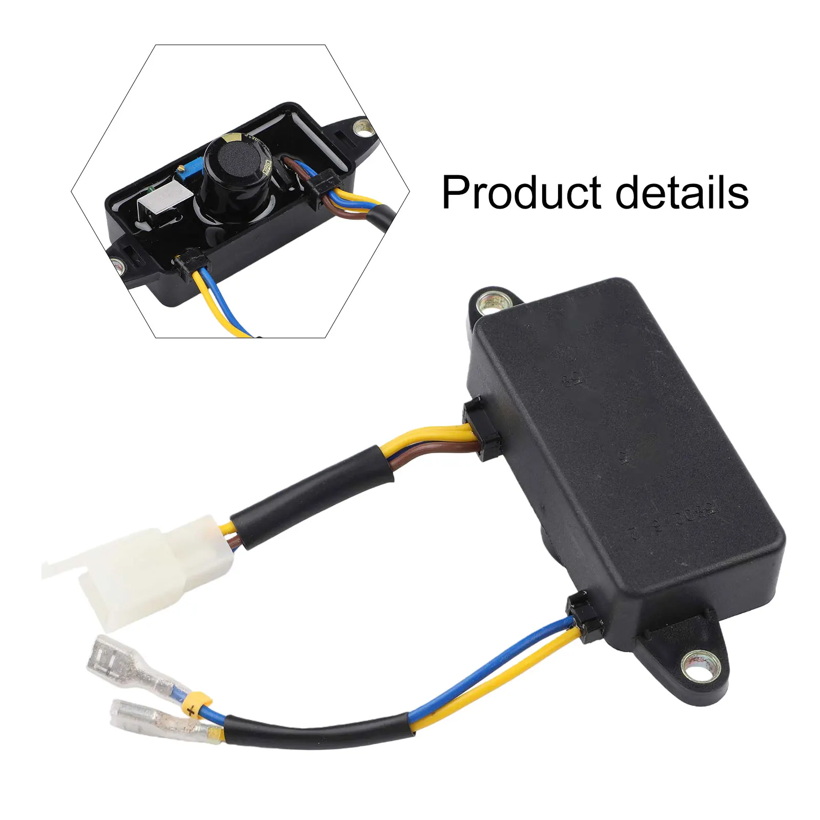 AVR Device for Automatic Voltage Regulation in Single Phase Generators up to 4 5KW Essential Power Management Tool