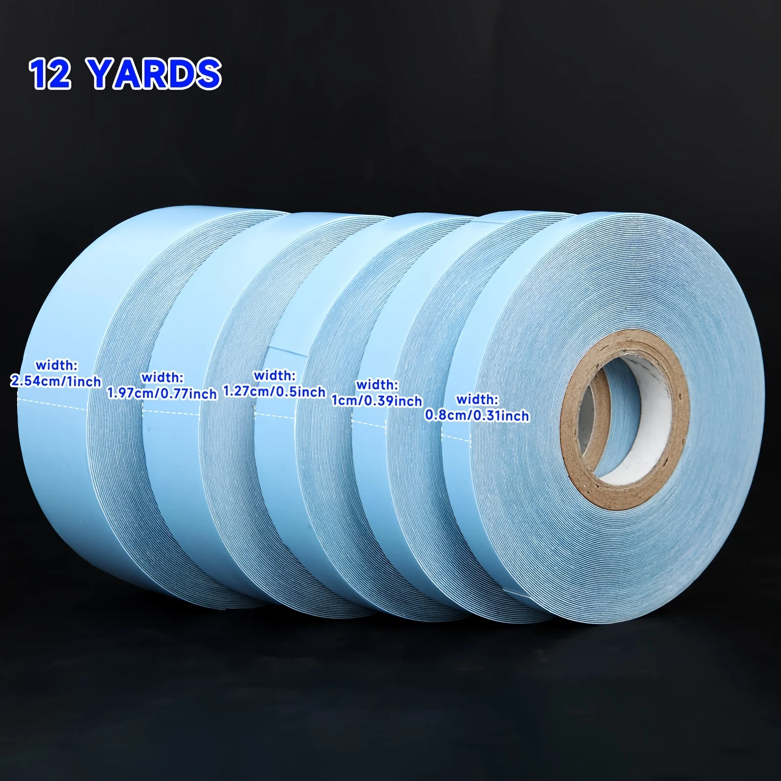 12 Yards/Roll Hair System Tape For Hair Extensions No Shine Bonding Double-Sided Lace Front Wig Tape Adhesive Replace Tape image 4