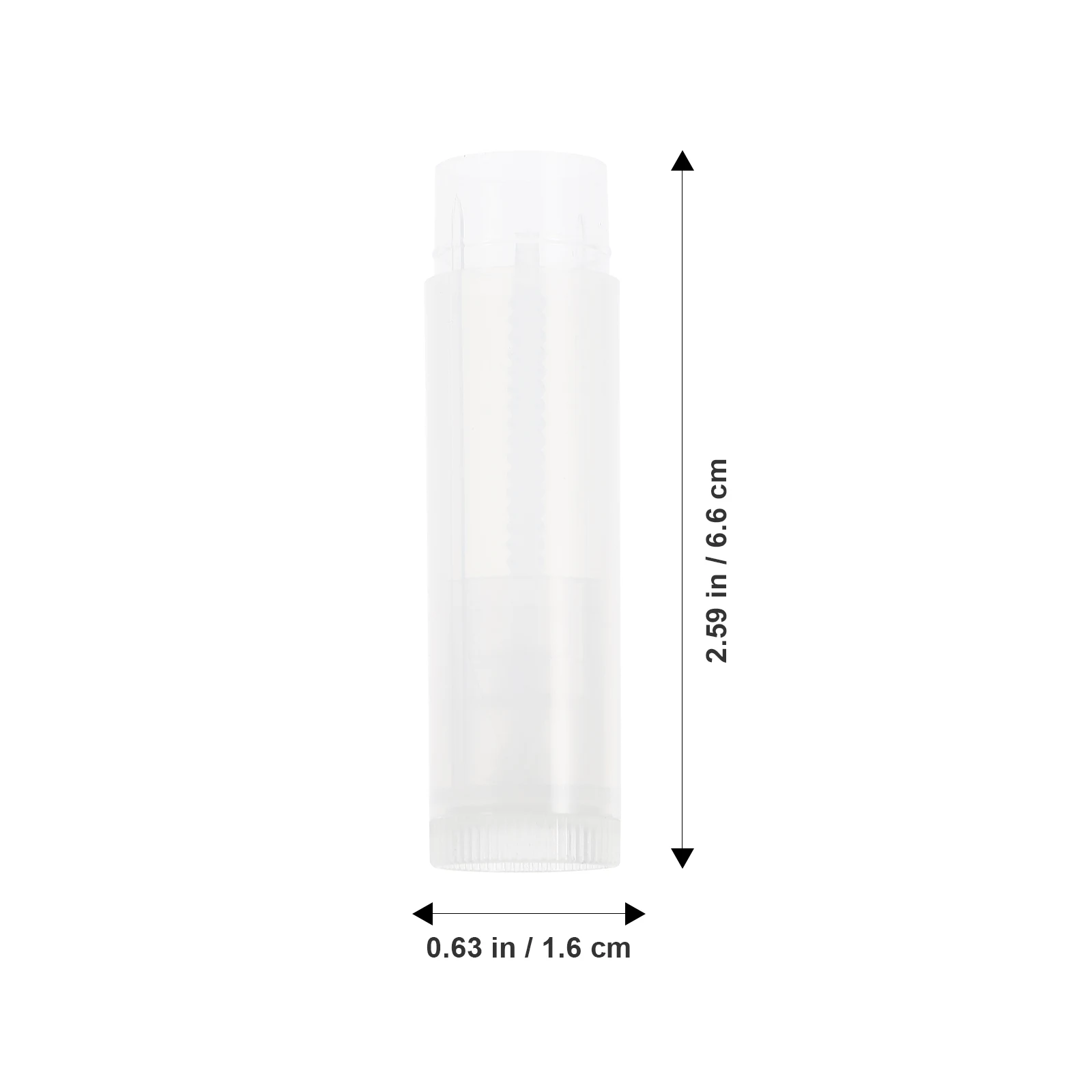100pcs Lip Balm Tubes Empty Containers With Caps Diy Lipstick Storage Tube Lightweight Durable Push Wheel