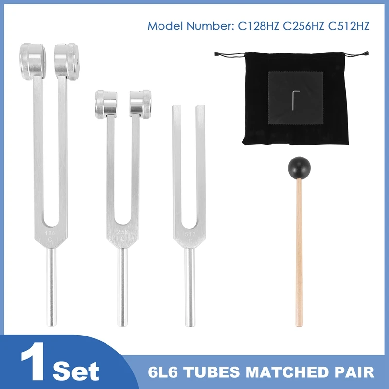 Tuning Forks Set-128 Hz, 256 Hz, 512 Hz,Tuning Forks Perfect For Healing,Chakra,Sound Therapy,Keep Body, Mind And Spirit