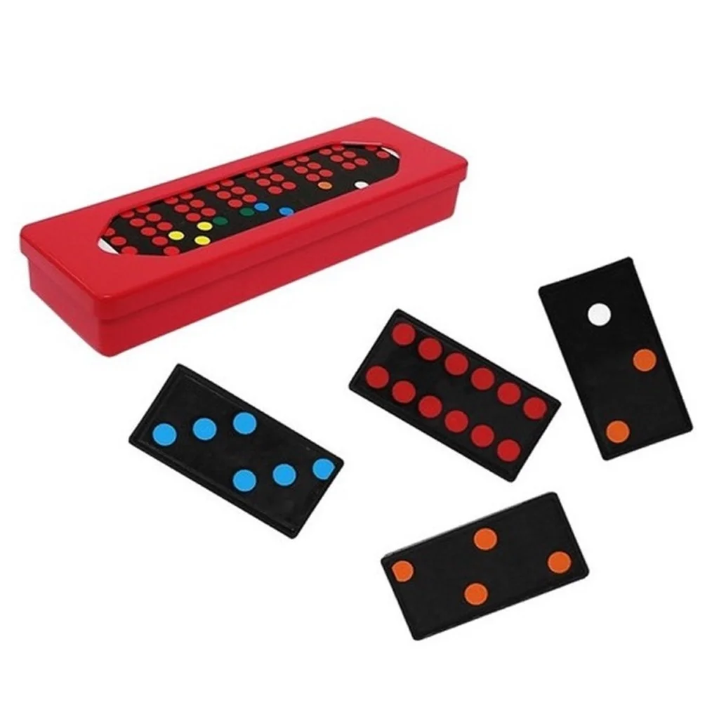 Jogo De Domino/Dominó Infantil Kit Lembrancinha Com 28 Peças