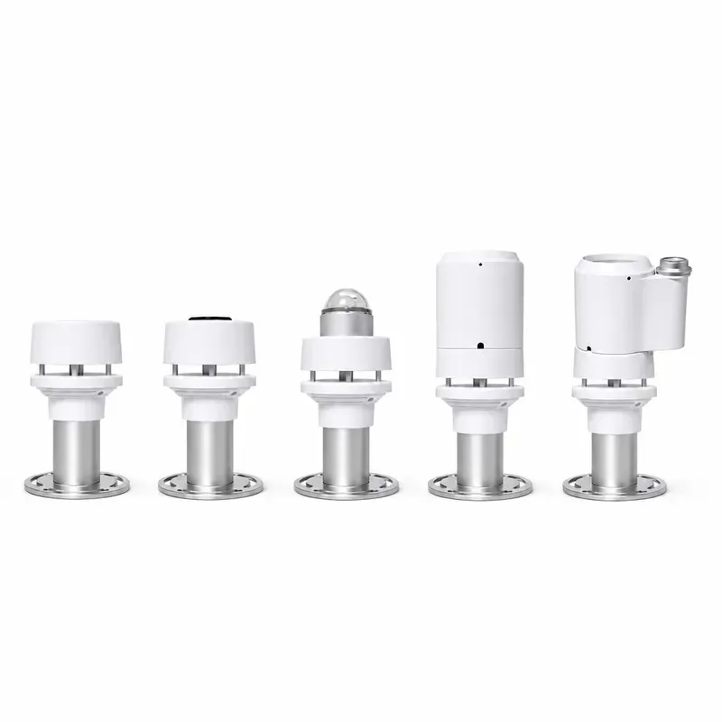 Certified 4G RS485 IoT Compact Ultrasonic Weather Station 6 in 1 Sensor for Temperature Humidity Wind Speed and Direction
