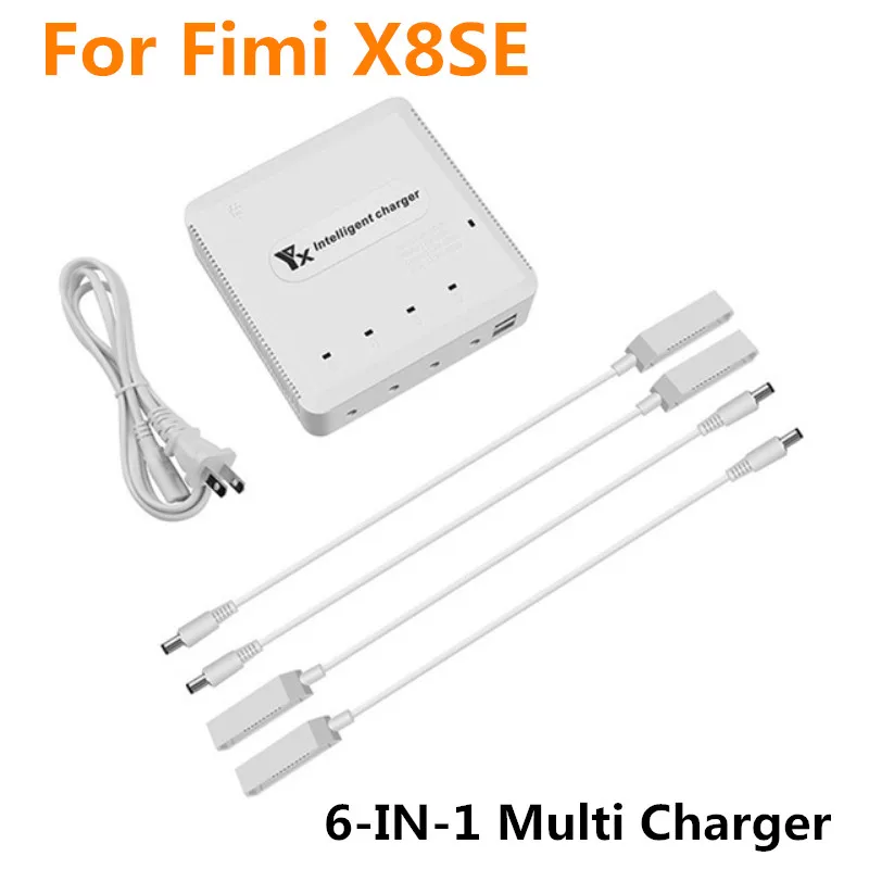 

Charger Use For Fimi X8SE Spare Parts 6-IN-1 Multi Charger