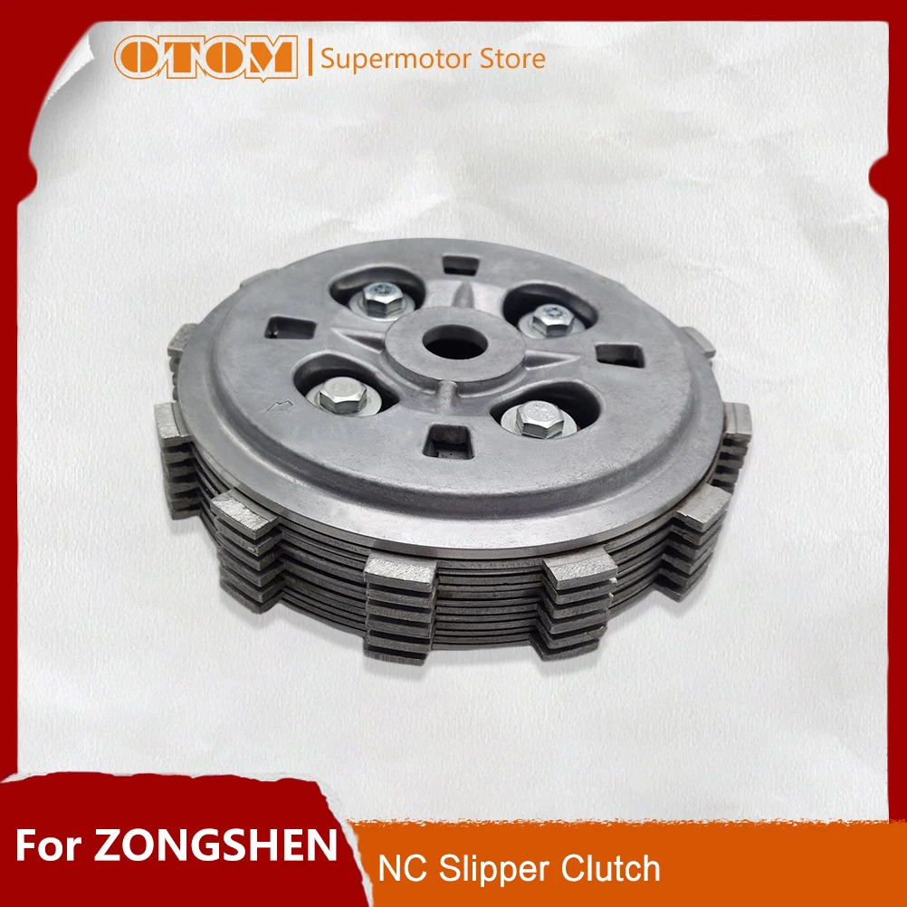 

OTOM Motorcycle Slipper Clutch Assembly Starter Clutch Friction Sheet Plates Transmission Disc For NC Engine NC250 NC300 ZS177MM