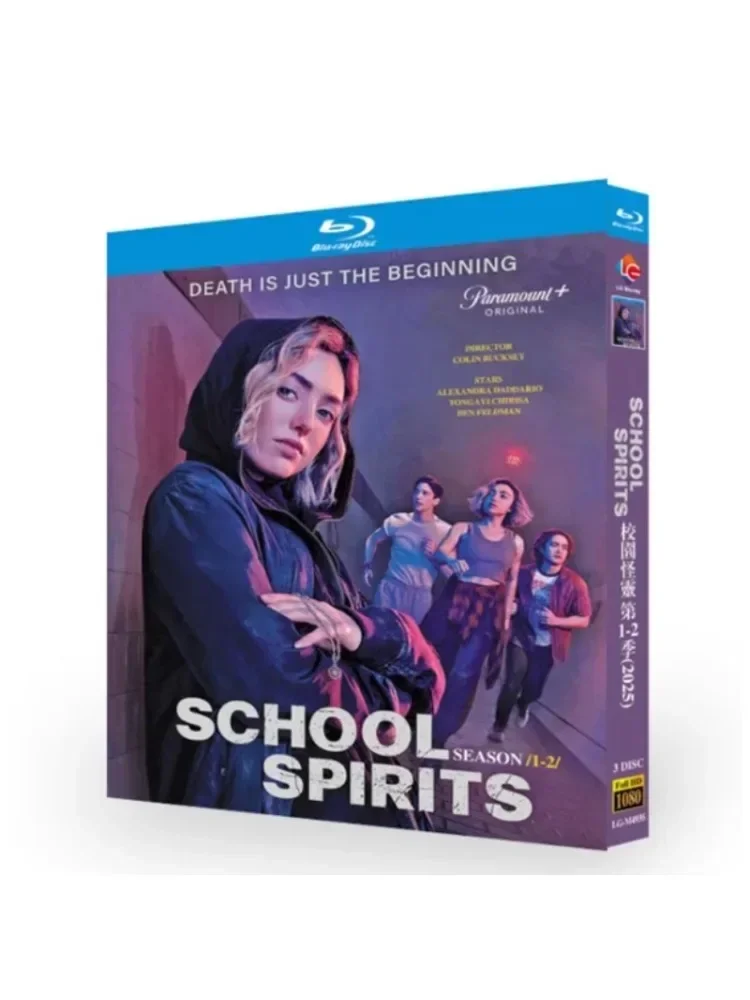 School Spirits Staffel 1+2 (2025) 3-Disc Englisch Audio Blu-ray Disc High Definition BD – Detail 1