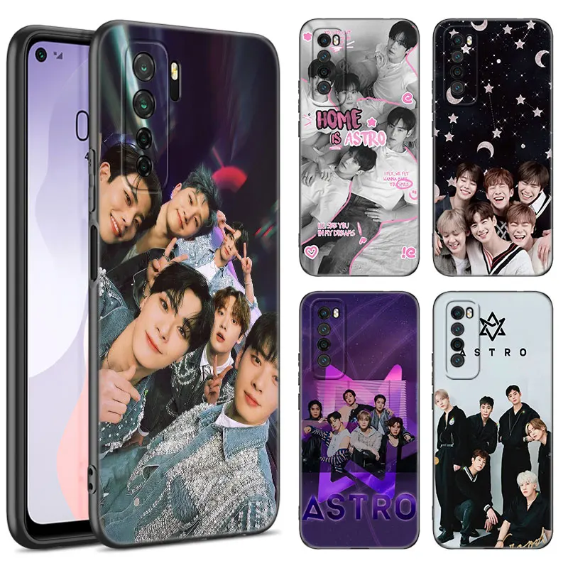 Custodia per telefono in Silicone nero Astro Kpop Music per Huawei Nova 8 9 10 SE 11 Ultra 12 Pro 7i 8i 11i 11E Y70 Plus Y60 Y61 Y71 Y90 Y91