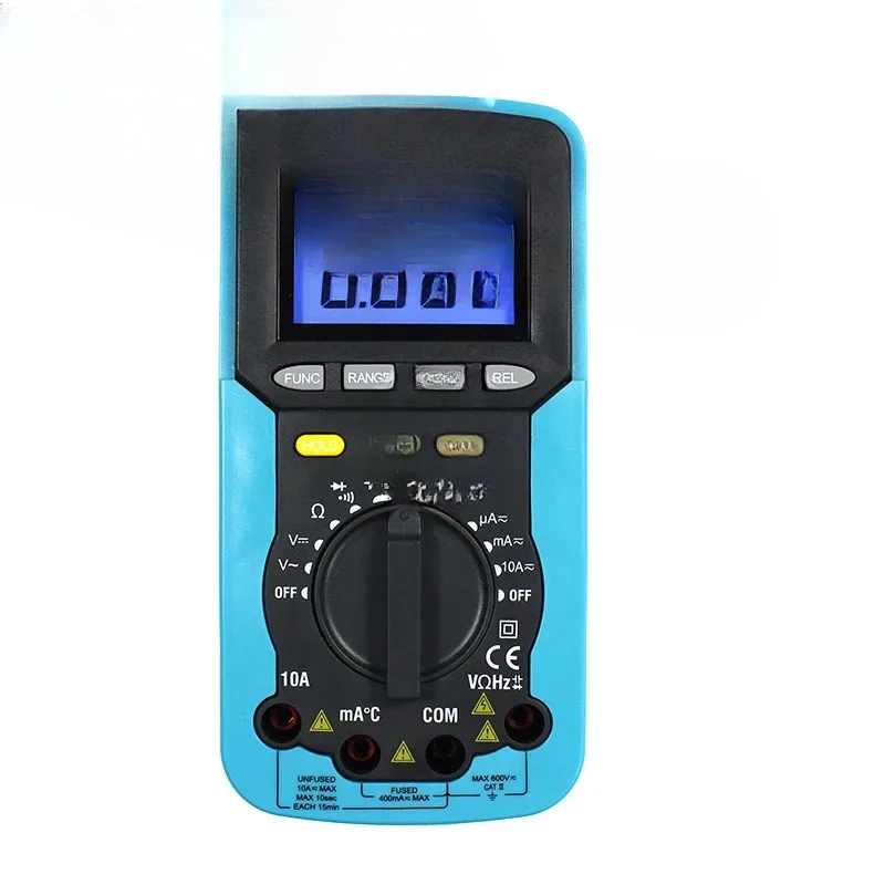 

Electromagnetic radiation frequency temperature multi- range high precision anti-burn digital multimeter